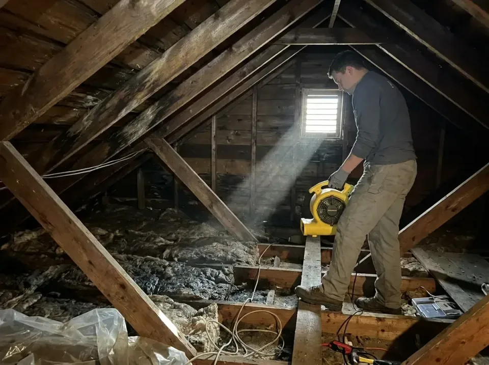 attic-water-damage-drying-proc-007 — frequently asked questions, Emergency Water Extraction & 24/7 Flood Response in Menlo P…